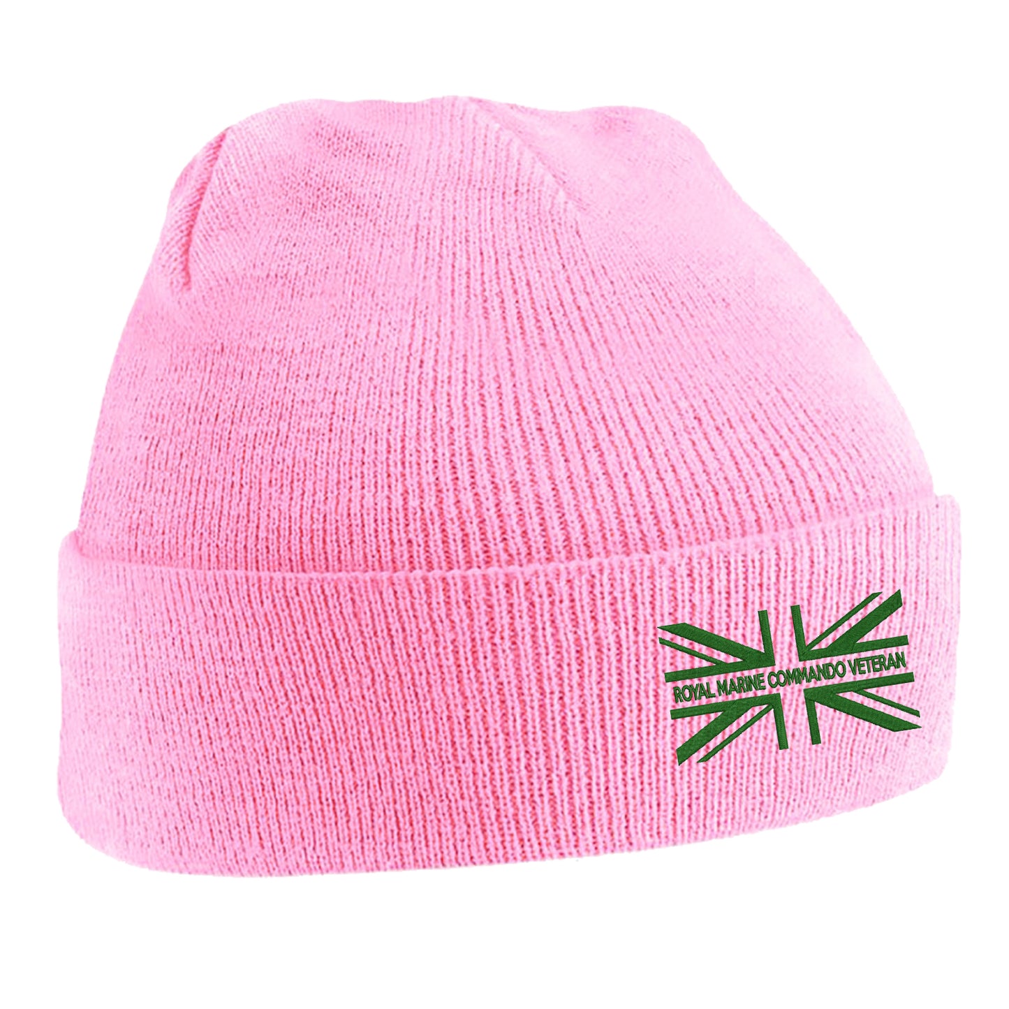 Royal Marine Commando Veteran Union Jack Beanie Hat