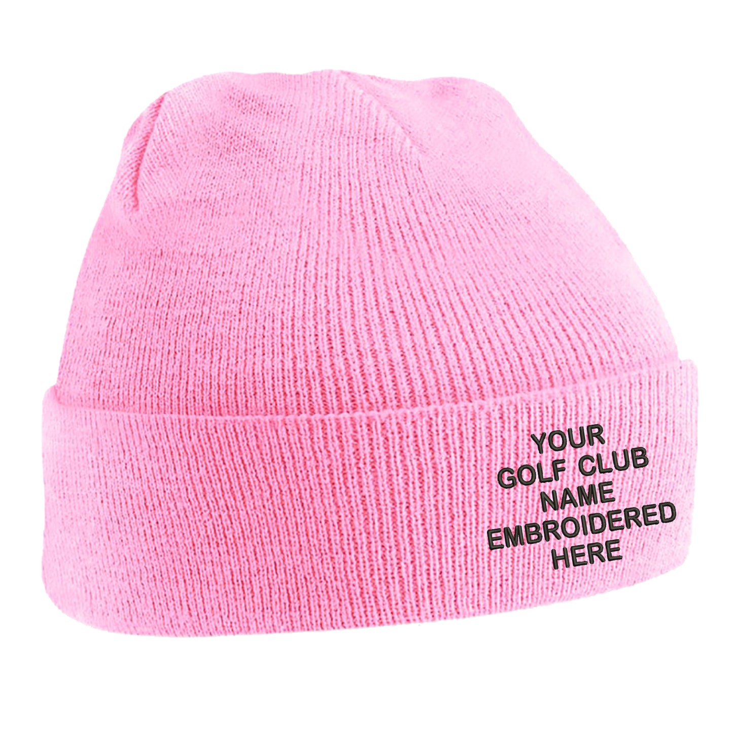 Personalised Golf Club Beanie Hat
