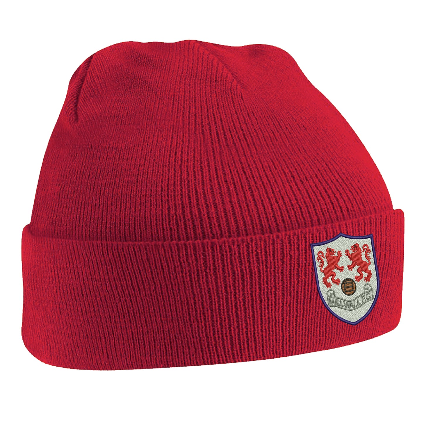 Retro Millwall 1956 Embroidered Beanie Hat