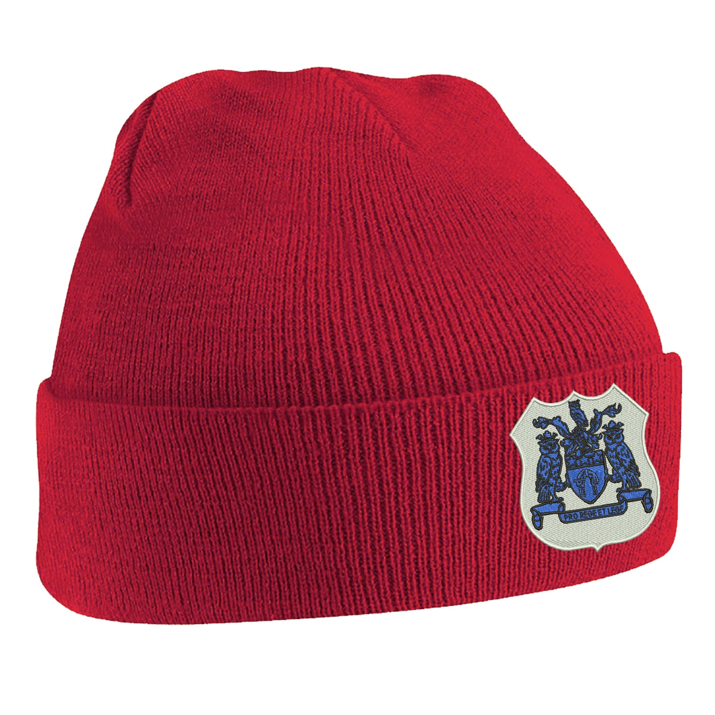 Retro Leeds 1950s Embroidered Beanie Hat