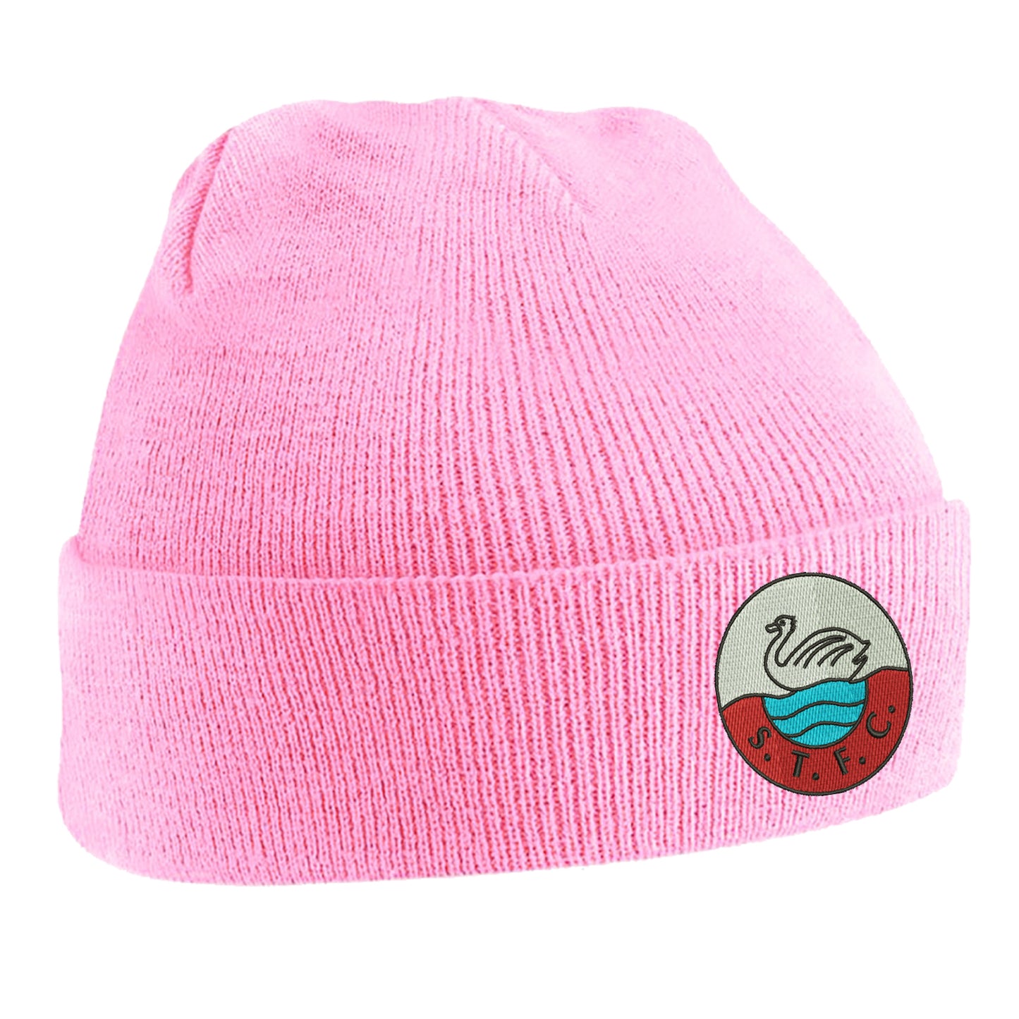 Retro Swansea 1960s Embroidered Beanie Hat