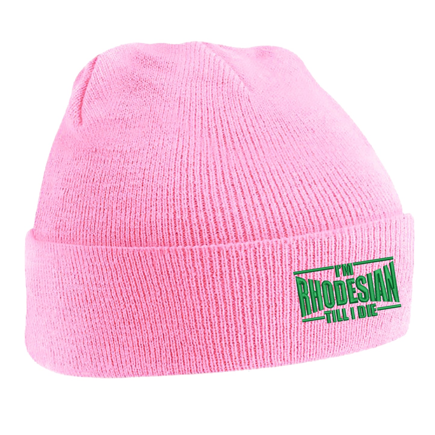 I'm Rhodesian Till I Die Embroidered Beanie Hat