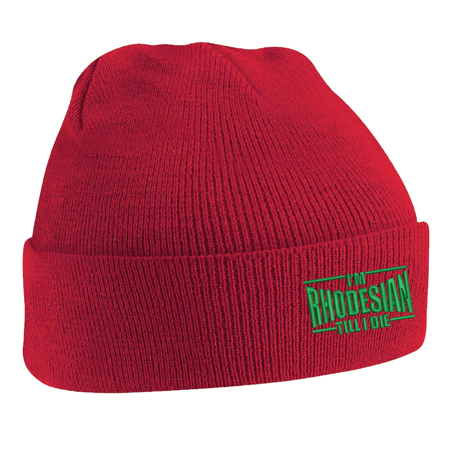I'm Rhodesian Till I Die Embroidered Beanie Hat