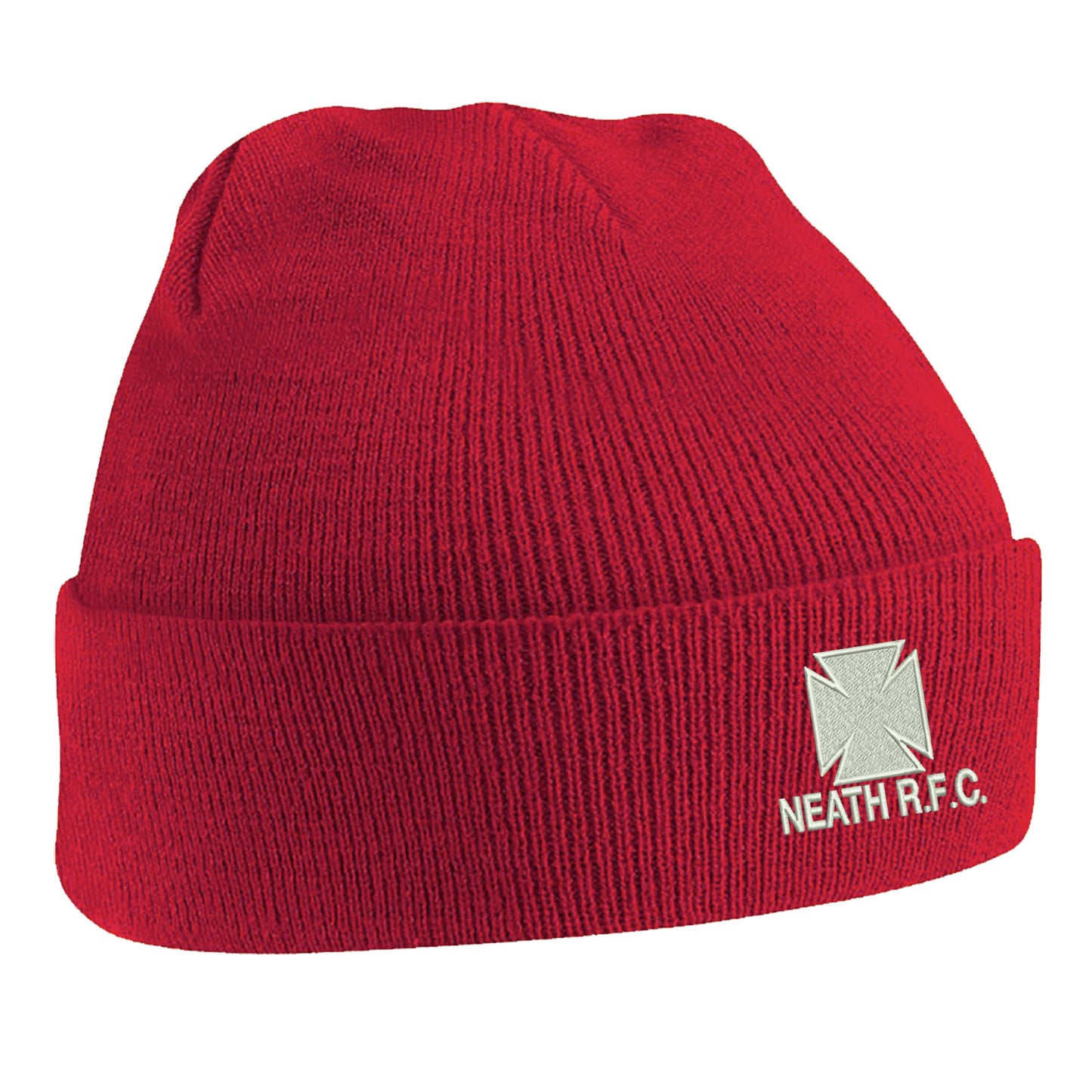 Retro Neath RFC Embroidered Beanie Hat