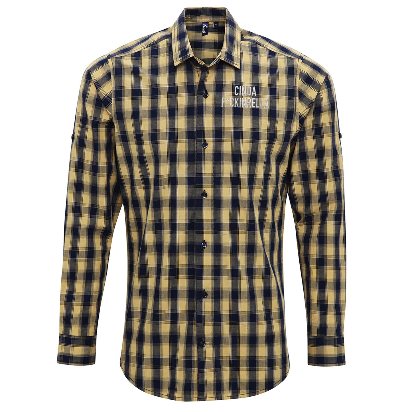 Cinder Fckinrella Check Long Sleeve Shirt