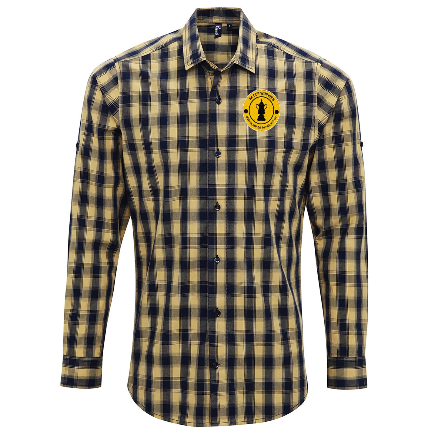 Wolves FA Cup Winners Check Long Sleeve Shirt