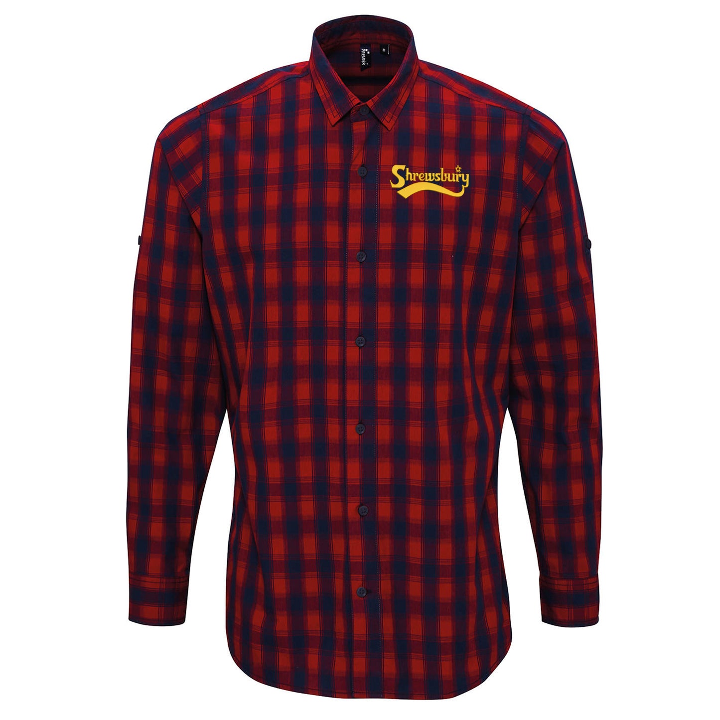 Shrewsbury Embroidered Long Sleeve Mulligan Check Shirt