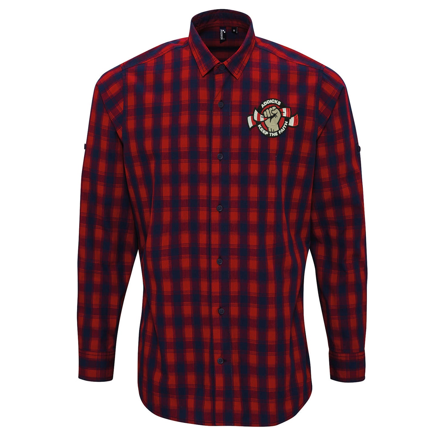 Charlton Athletic F.C Check Long Sleeve Shirt