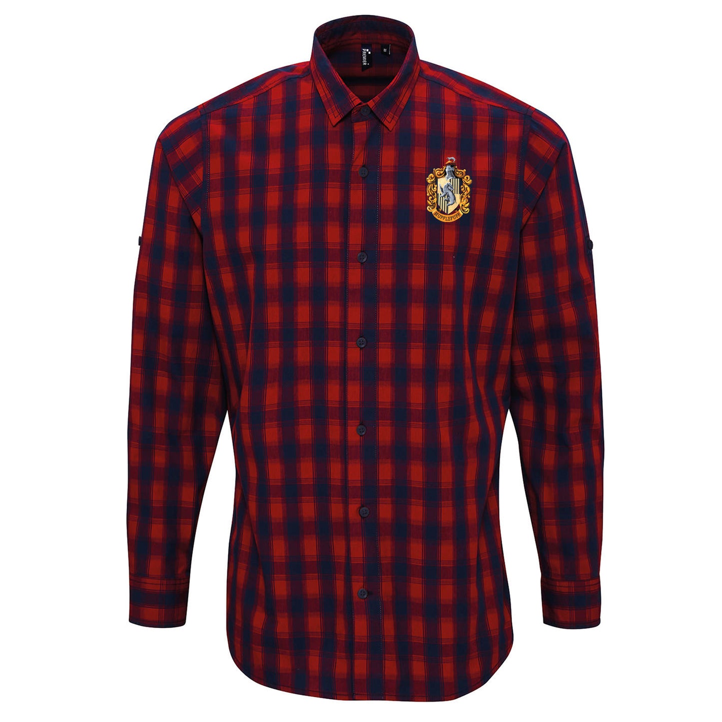Hufflepuff House Long Sleeve Check Shirt