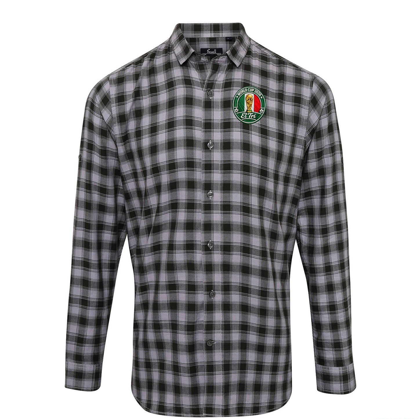 Mexico World Cup 2026 Check Long Sleeve Shirt