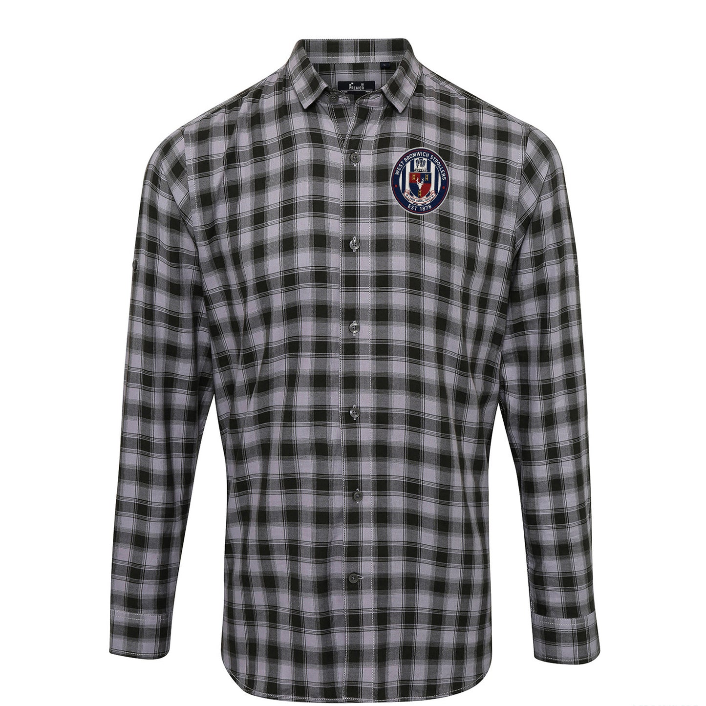 Classic West Bromwich Strollers Check Long Sleeve Shirt