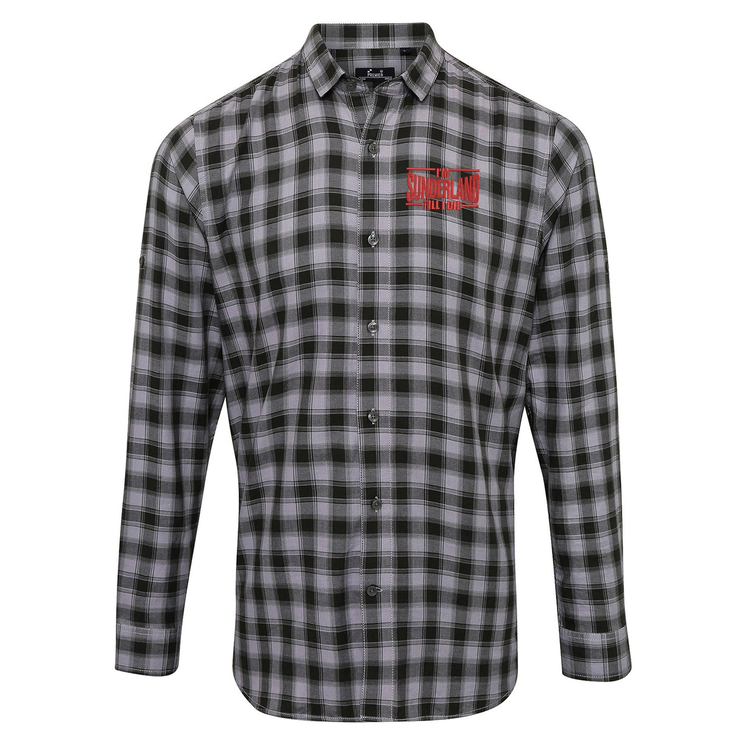 Sunderland Till I Die Embroidered Long Sleeve Mulligan Check Shirt