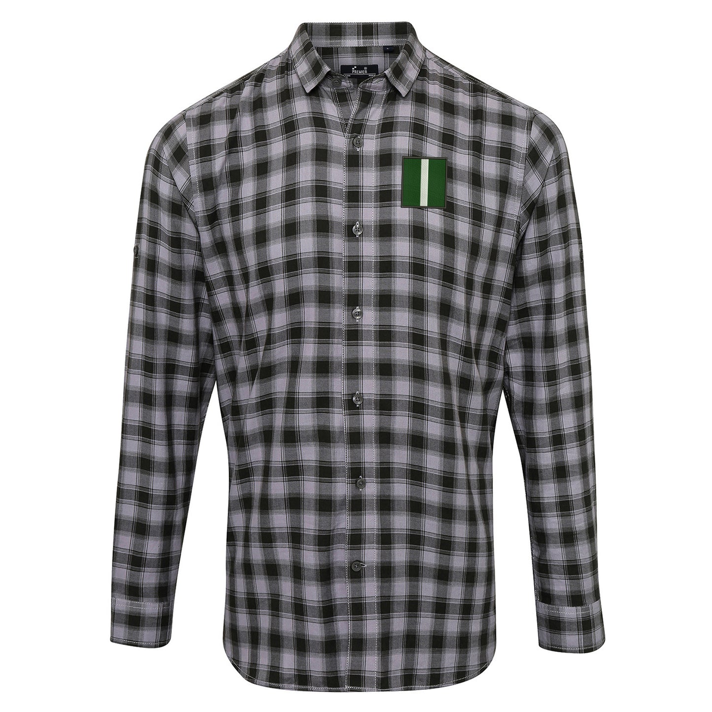 The Green Howards Tactical Recognition Flash Embroidered Long Sleeve Mulligan Check Shirt
