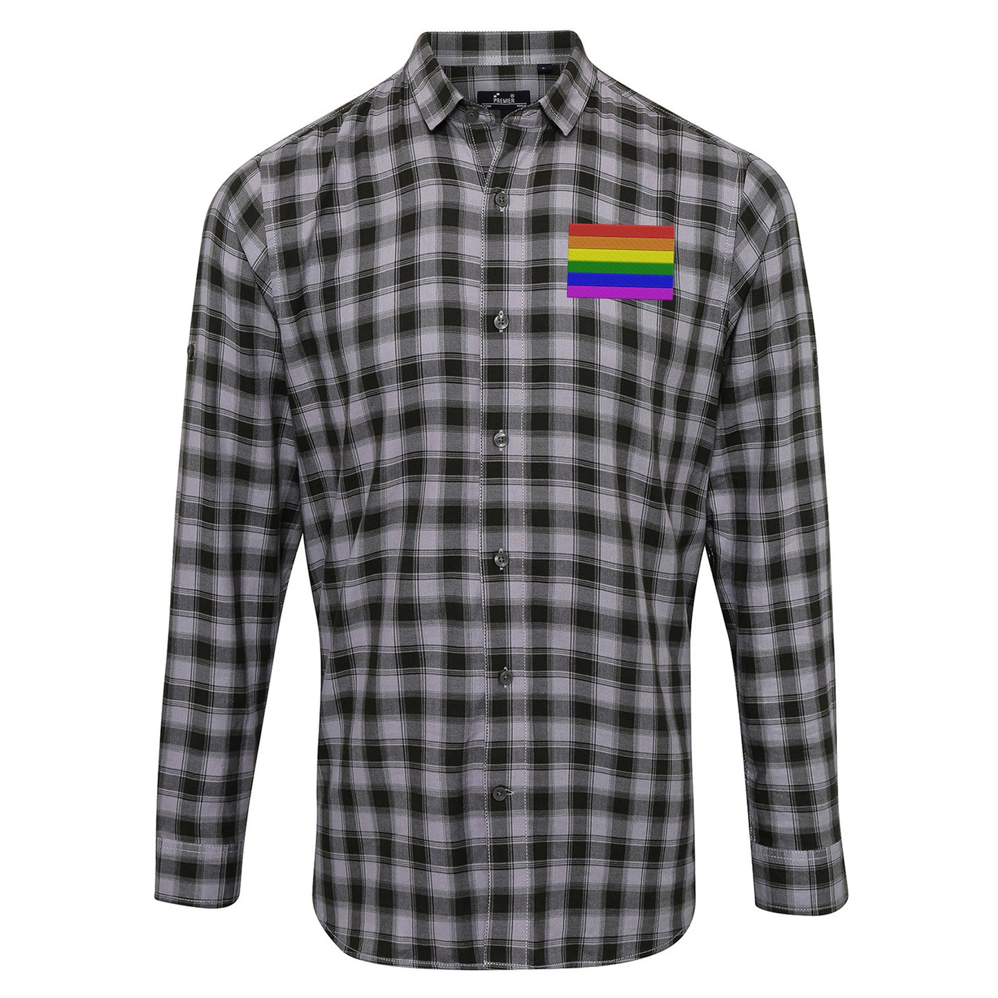 LGBTQ Lesbian Long Sleeve Check Shirt