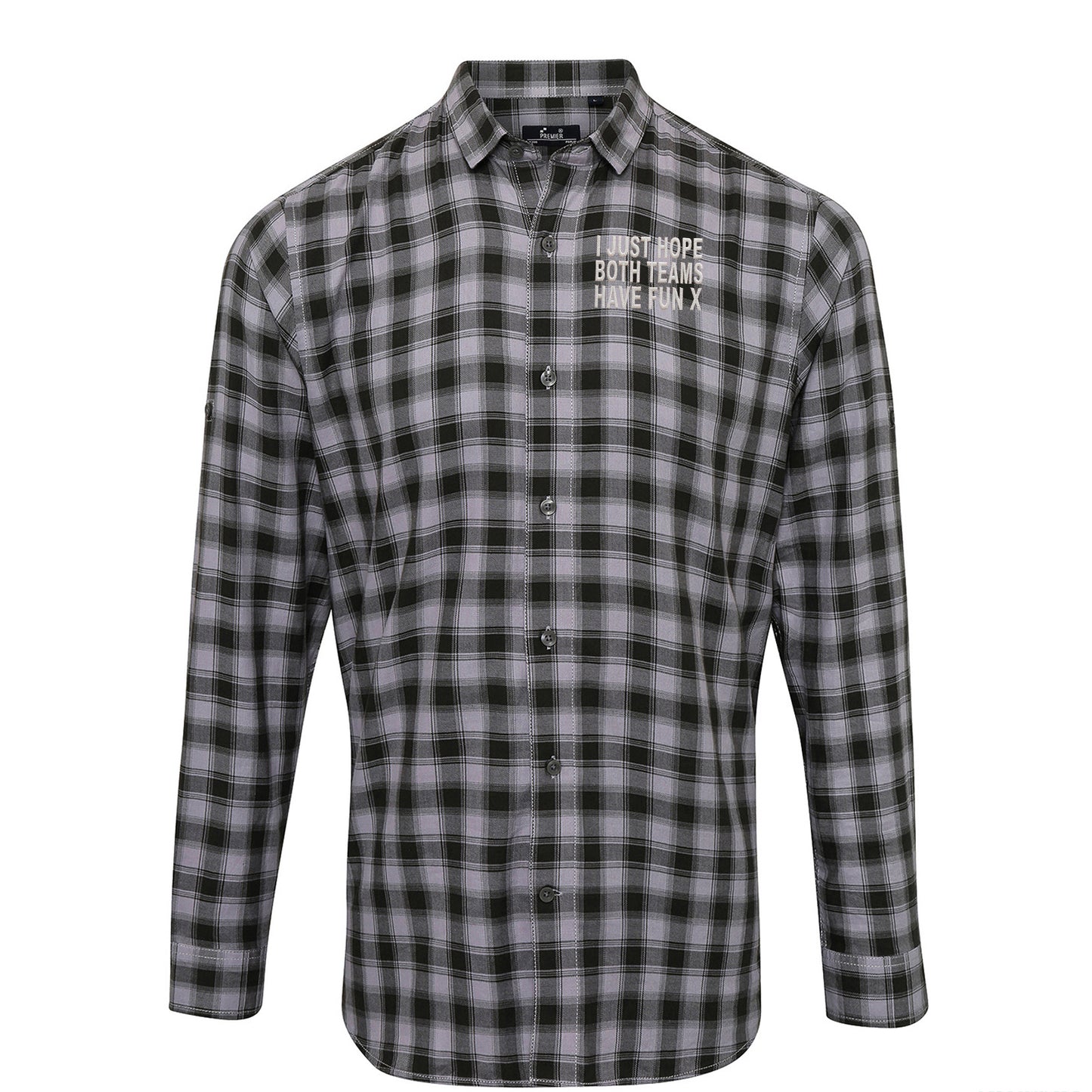 I Just Hope Both Teams Have Fun Check Long Sleeve Shirt