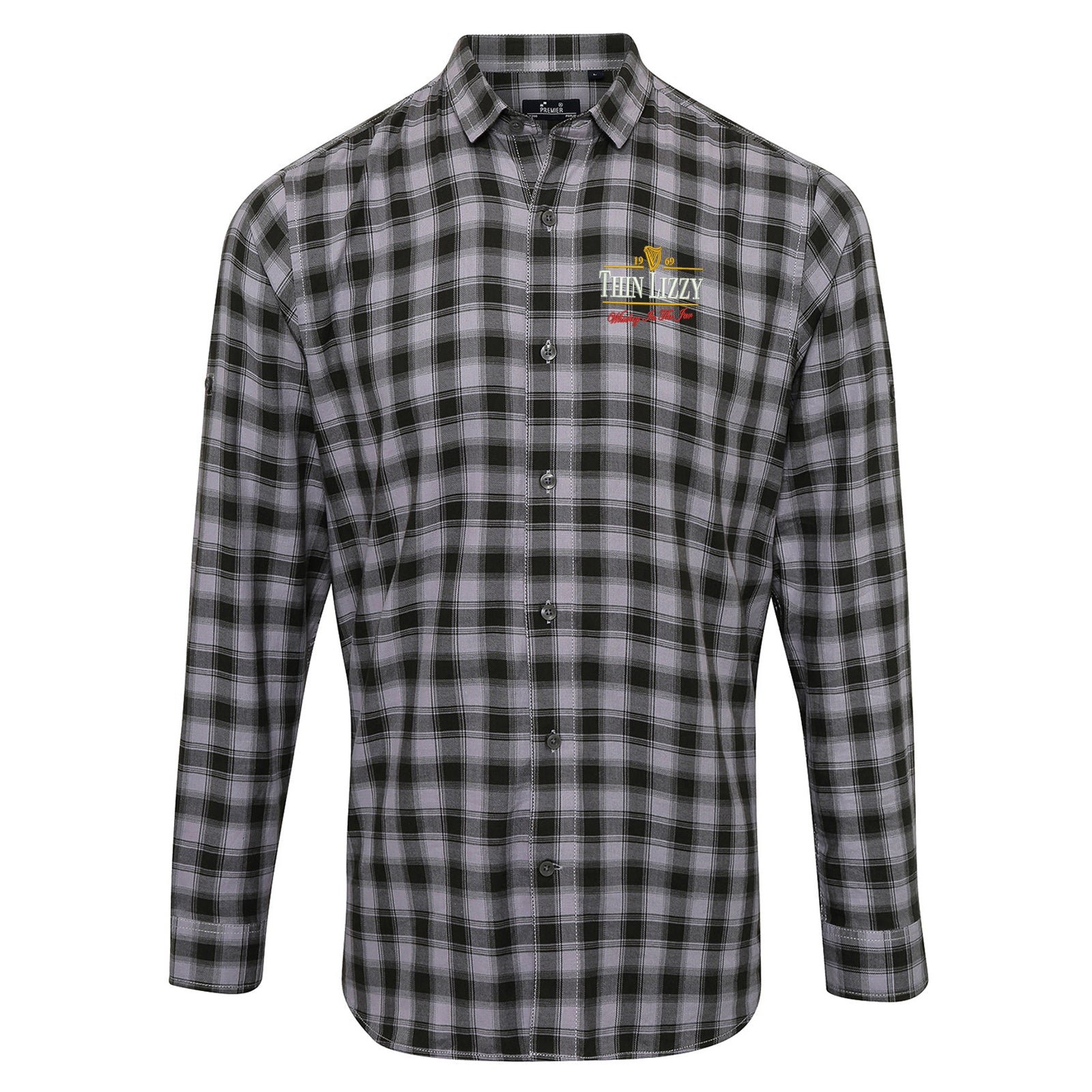 Thin Lizzy Whiskey in the Jar Check Long Sleeve Shirt