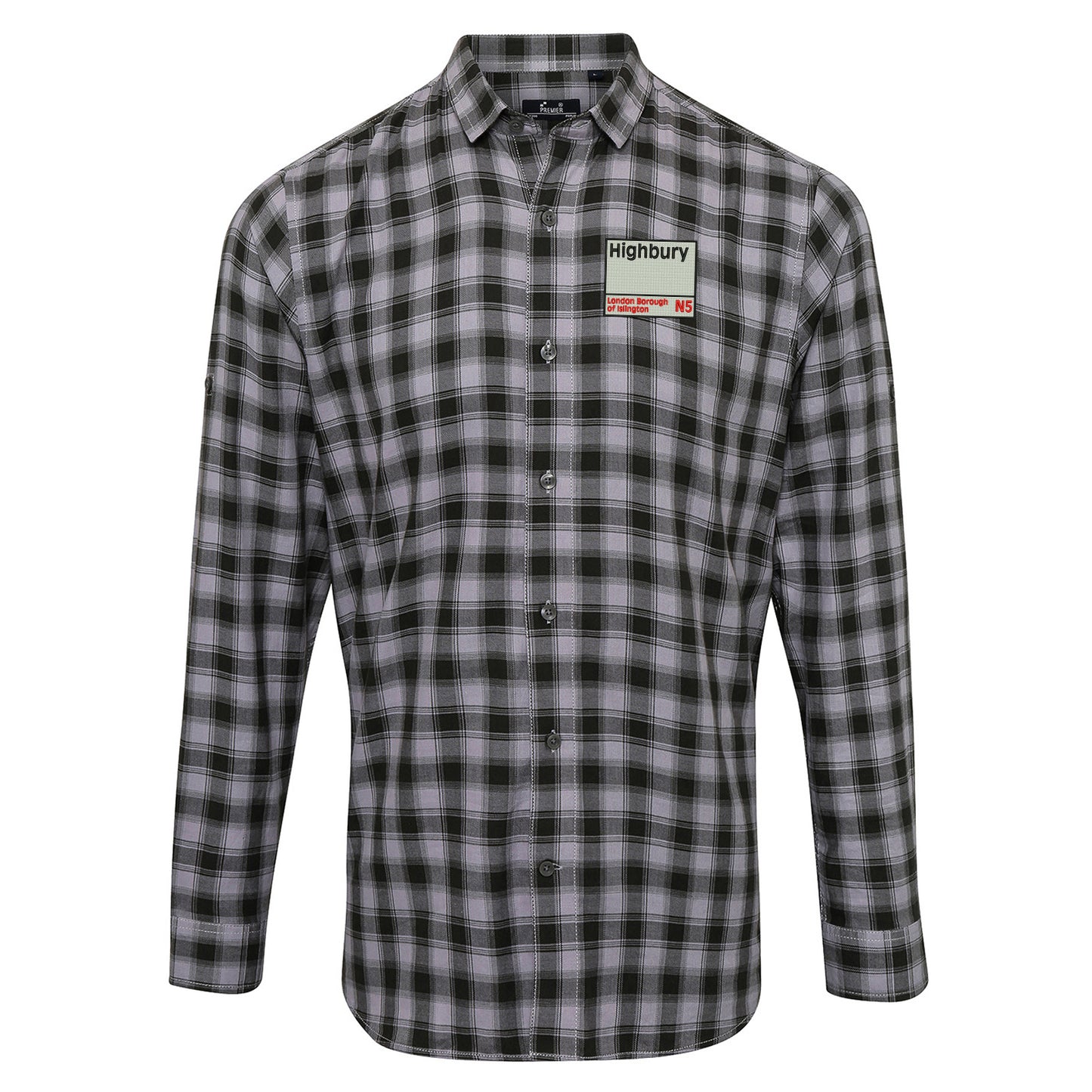Arsenal Highbury Check Long Sleeve Shirt
