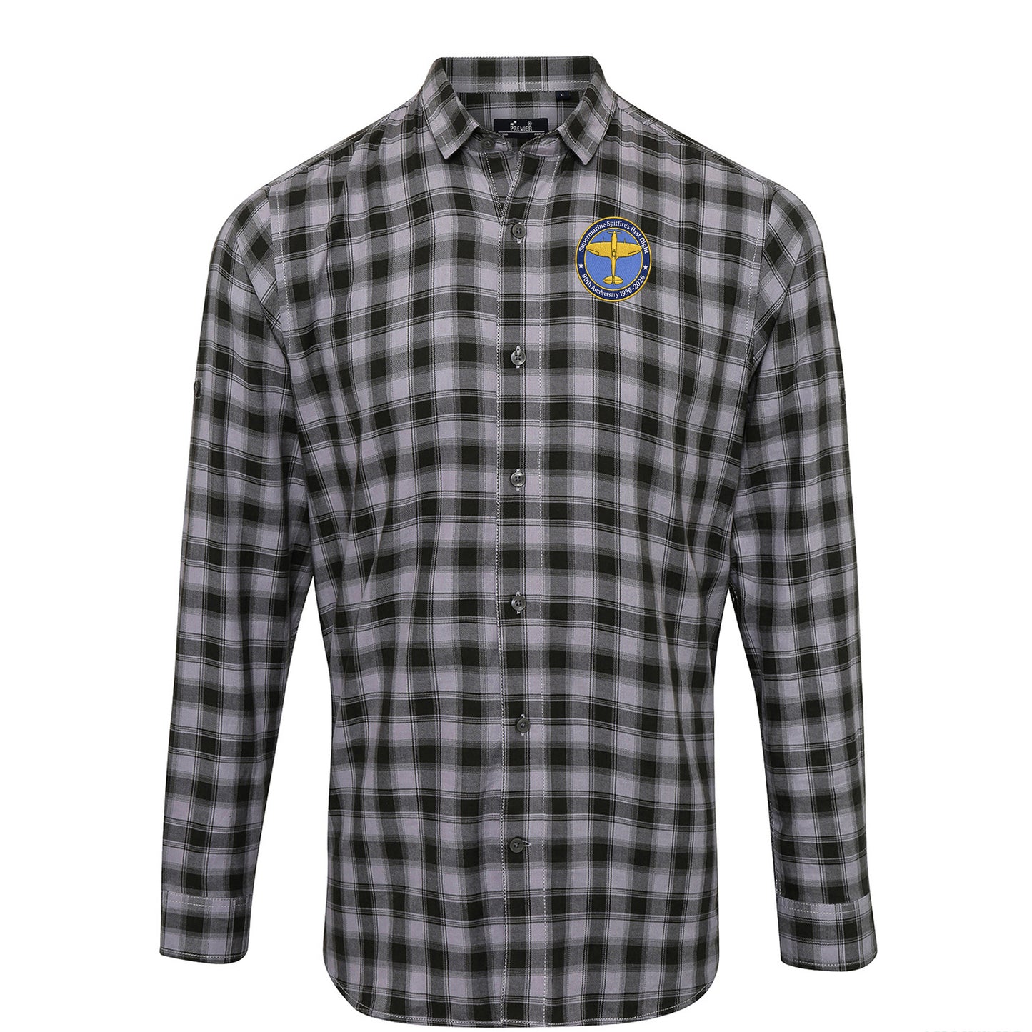 Supermarine Spitfire's Check Long Sleeve Shirt