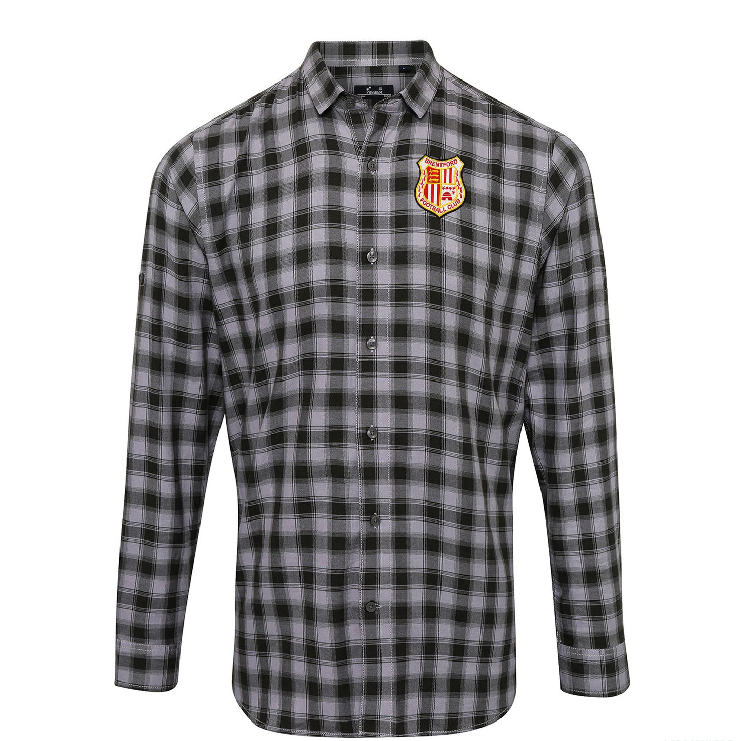 Classic Brentford Football Check Long Sleeve Shirt
