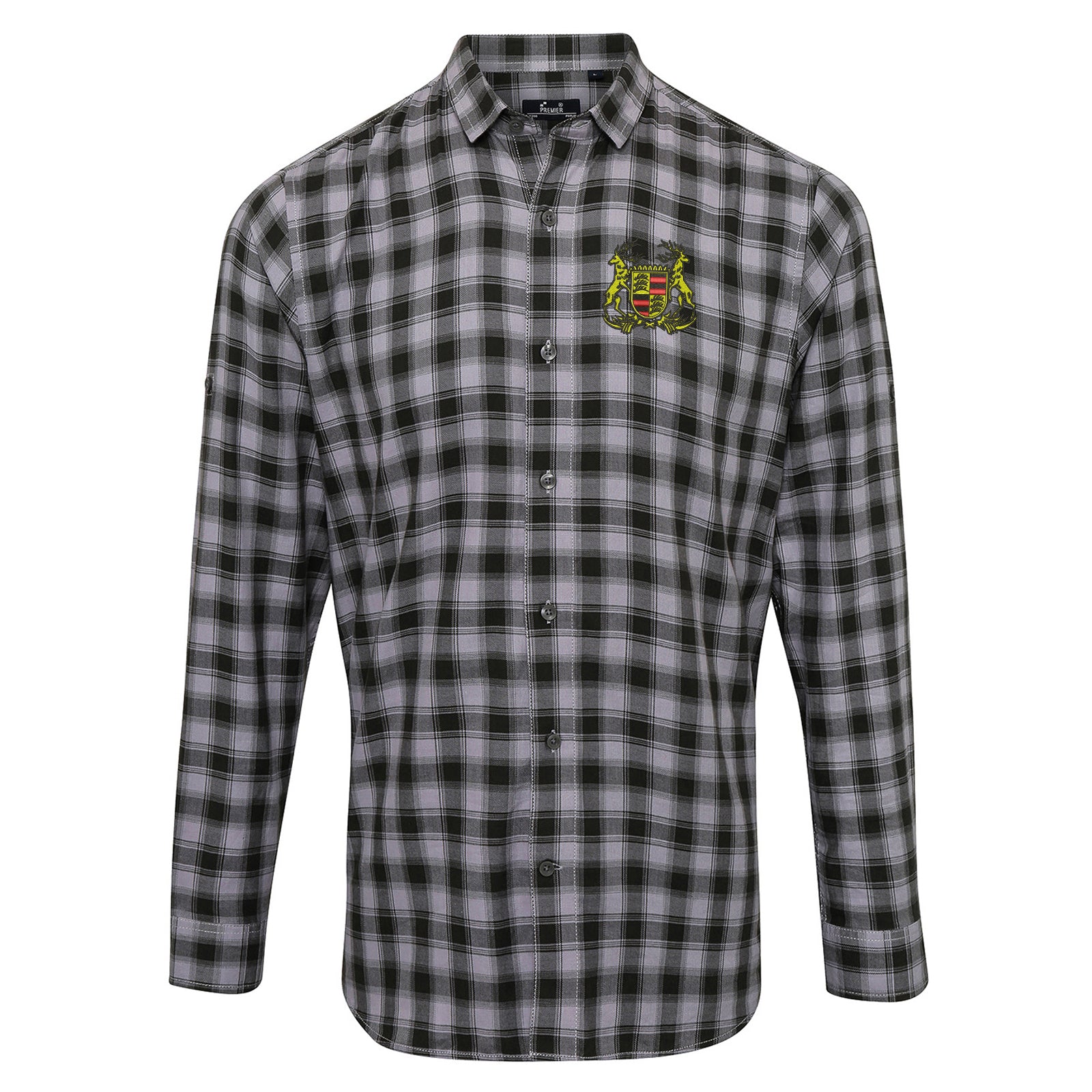 Retro Porsche 1922 Check Long Sleeve Shirt