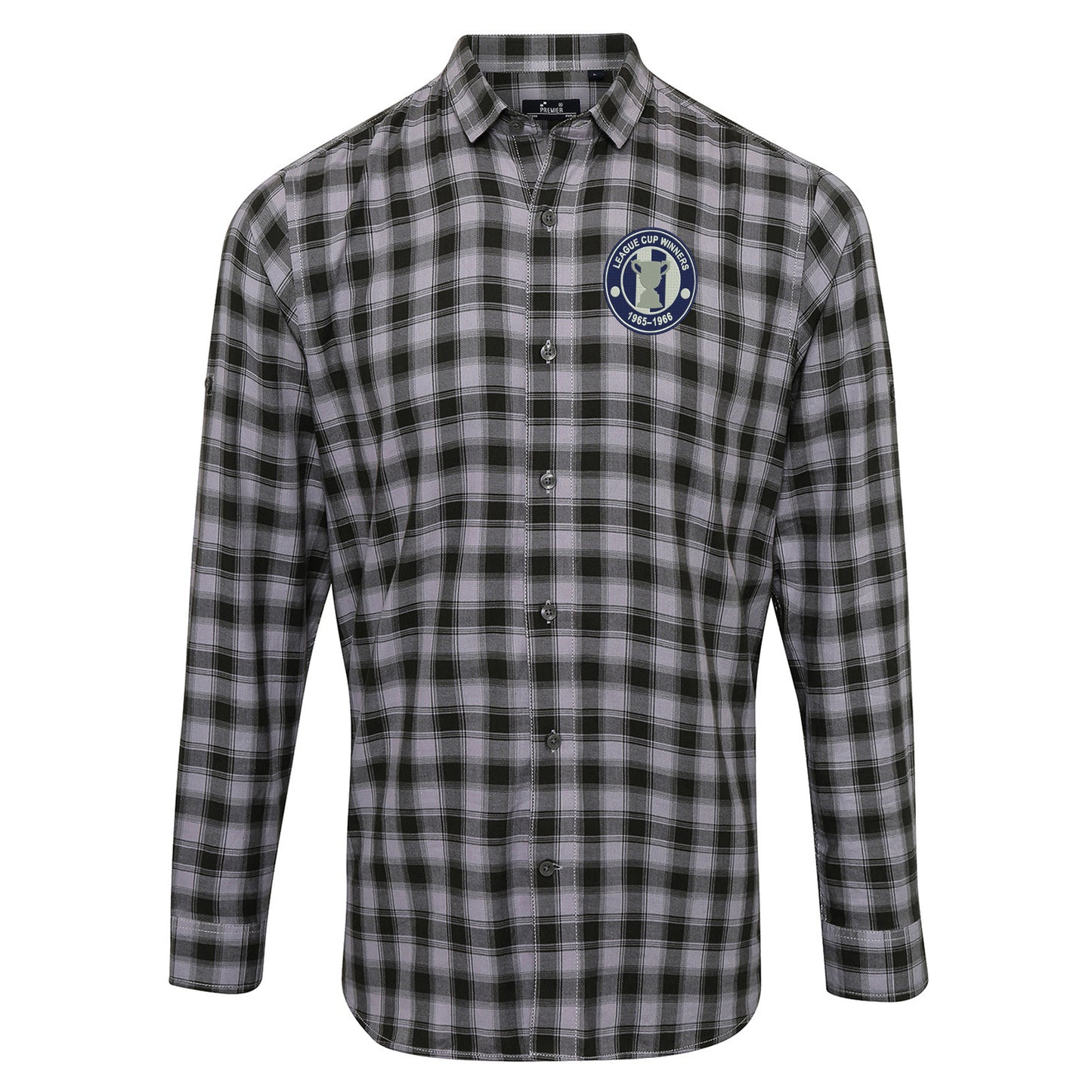 West Brom League Cup Check Long Sleeve Shirt