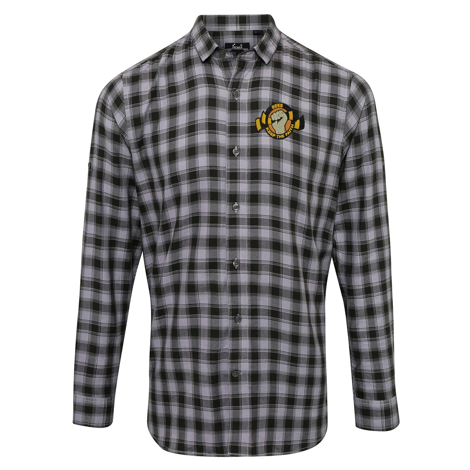 Barnet Football Check Long Sleeve Shirt