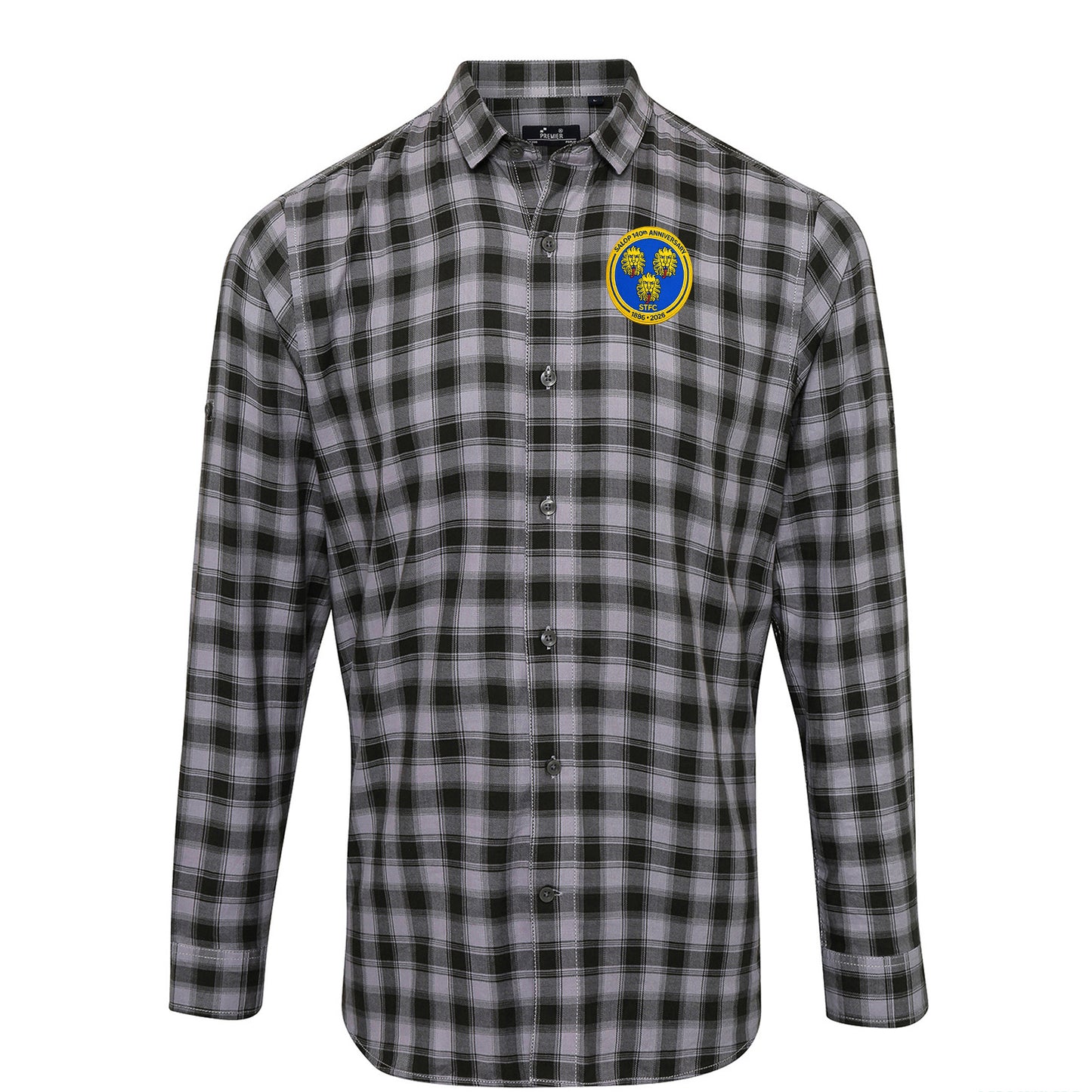 Shrewsbury Town 140th Anniversary Check Long Sleeve Shirt