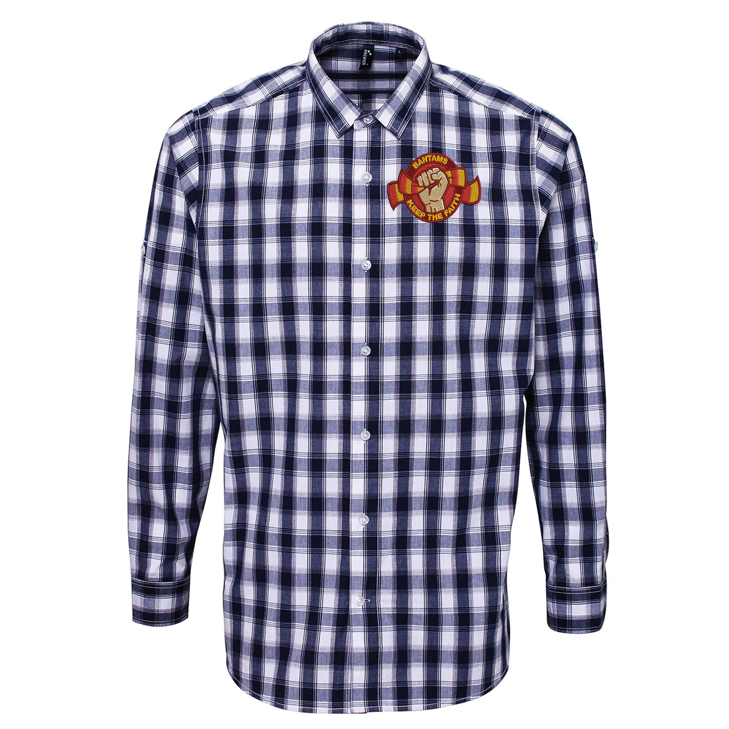 Bradford City Football Check Long Sleeve Shirt