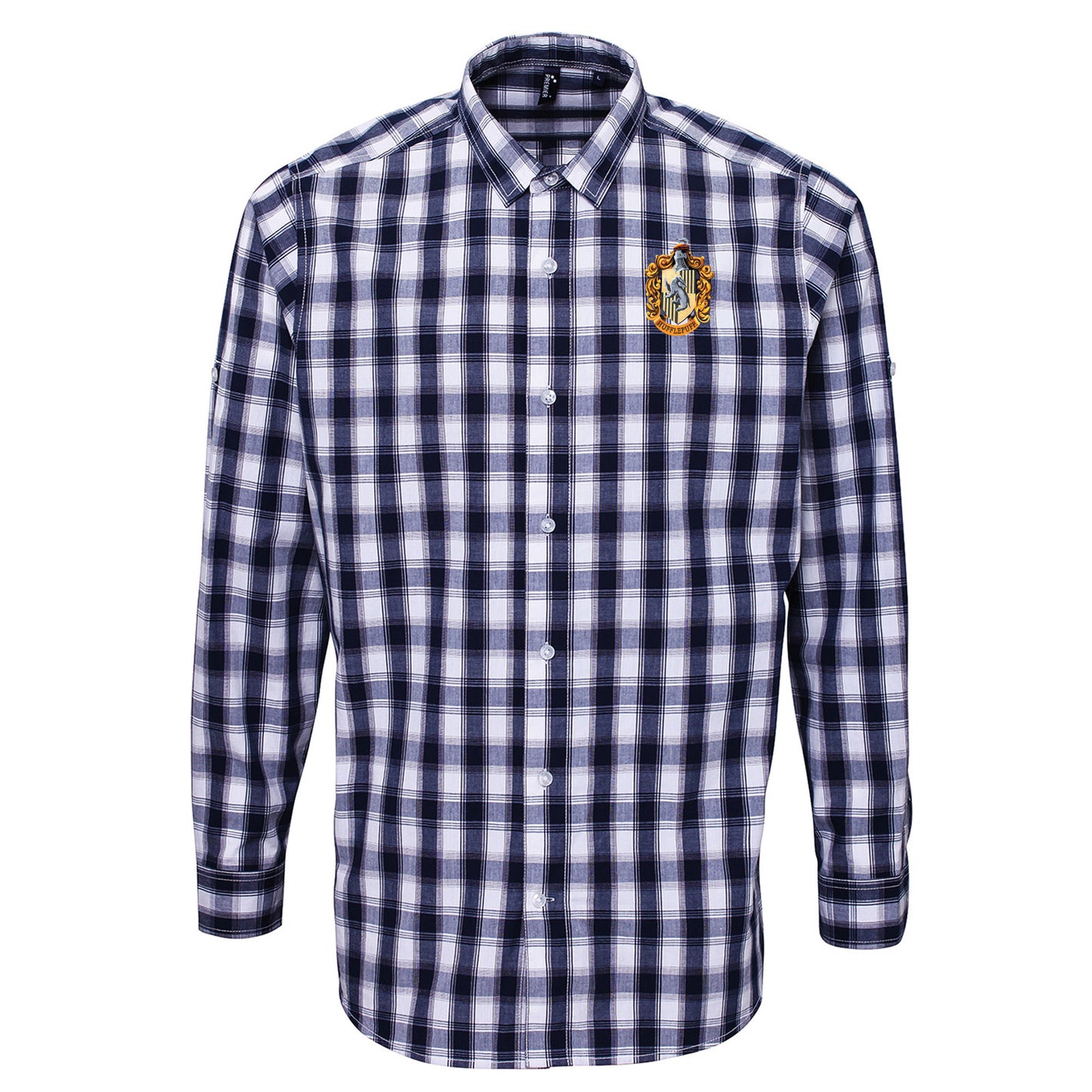 Hufflepuff House Long Sleeve Check Shirt