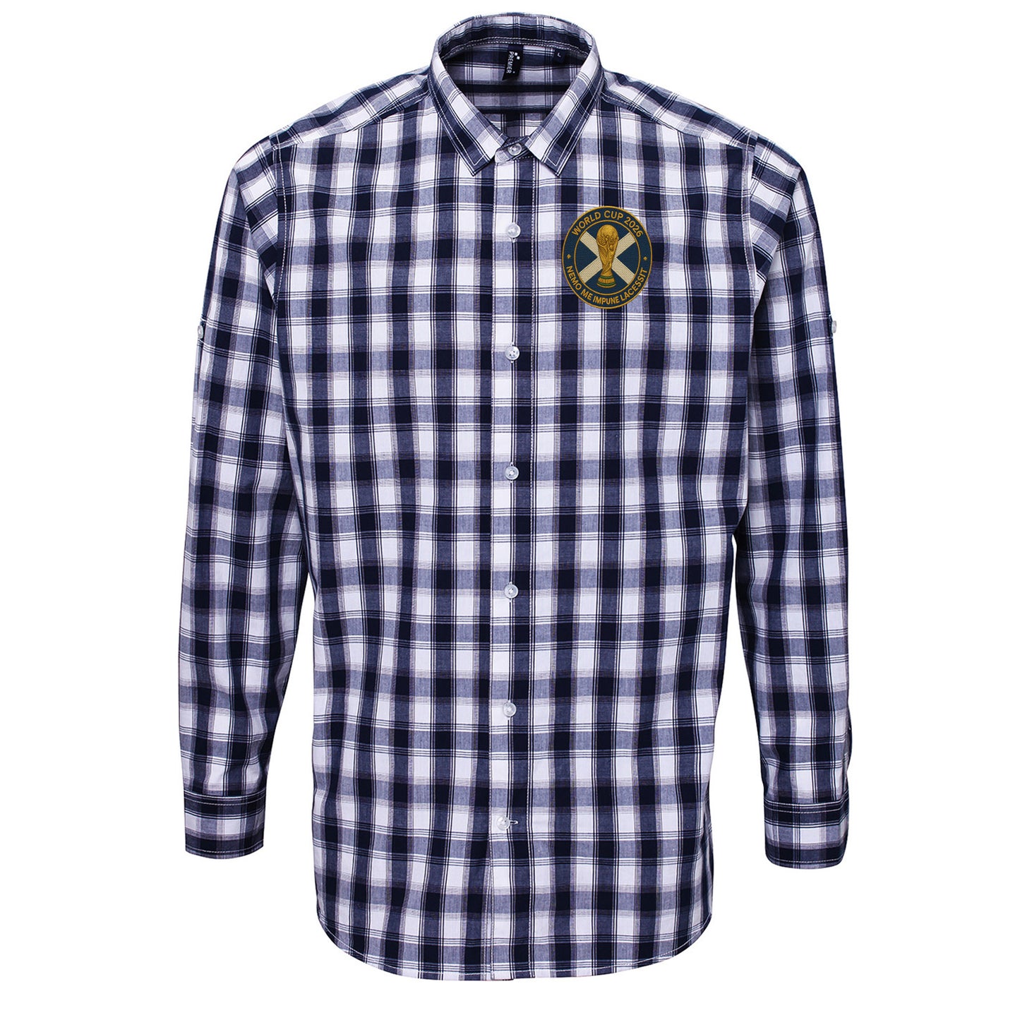Scotland World Cup 2026 Check Long Sleeve Shirt