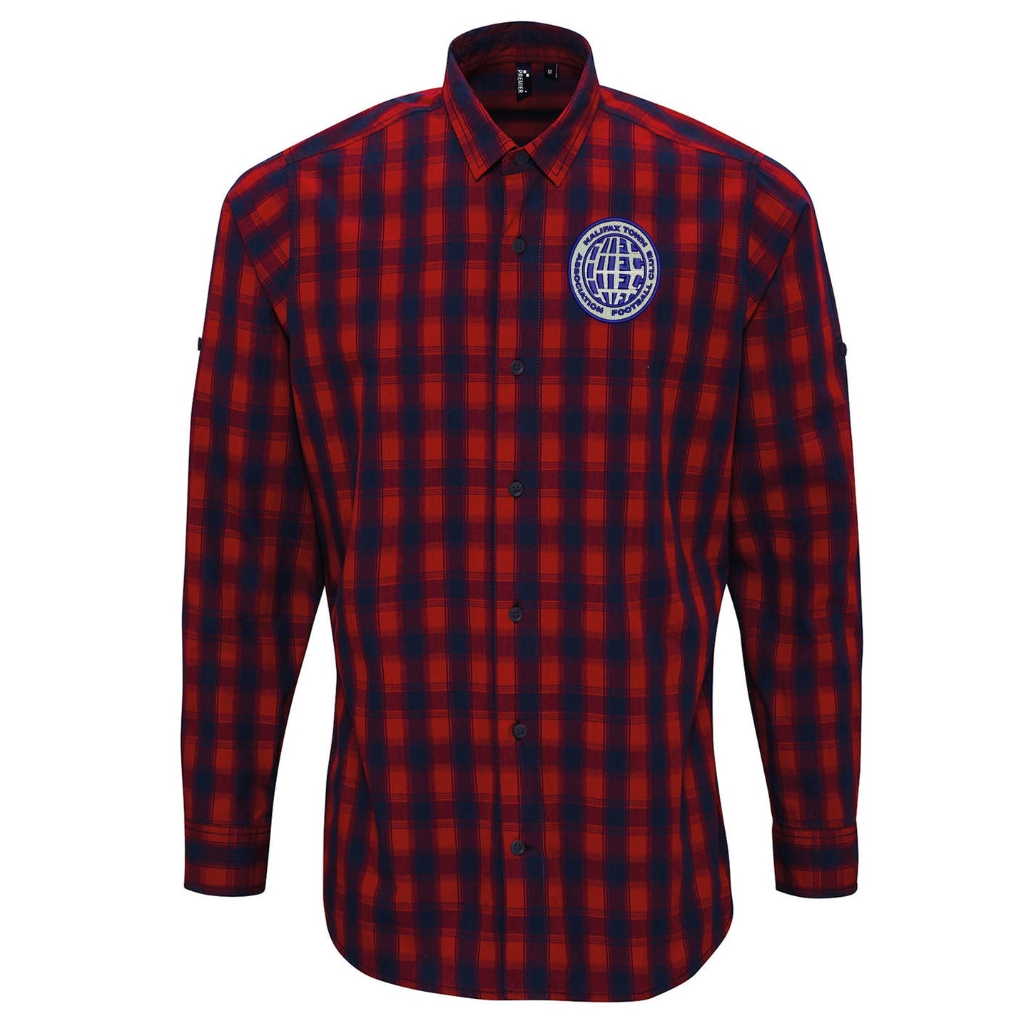 Retro Halifax 1970s Embroidered Long Sleeve Mulligan Check Shirt
