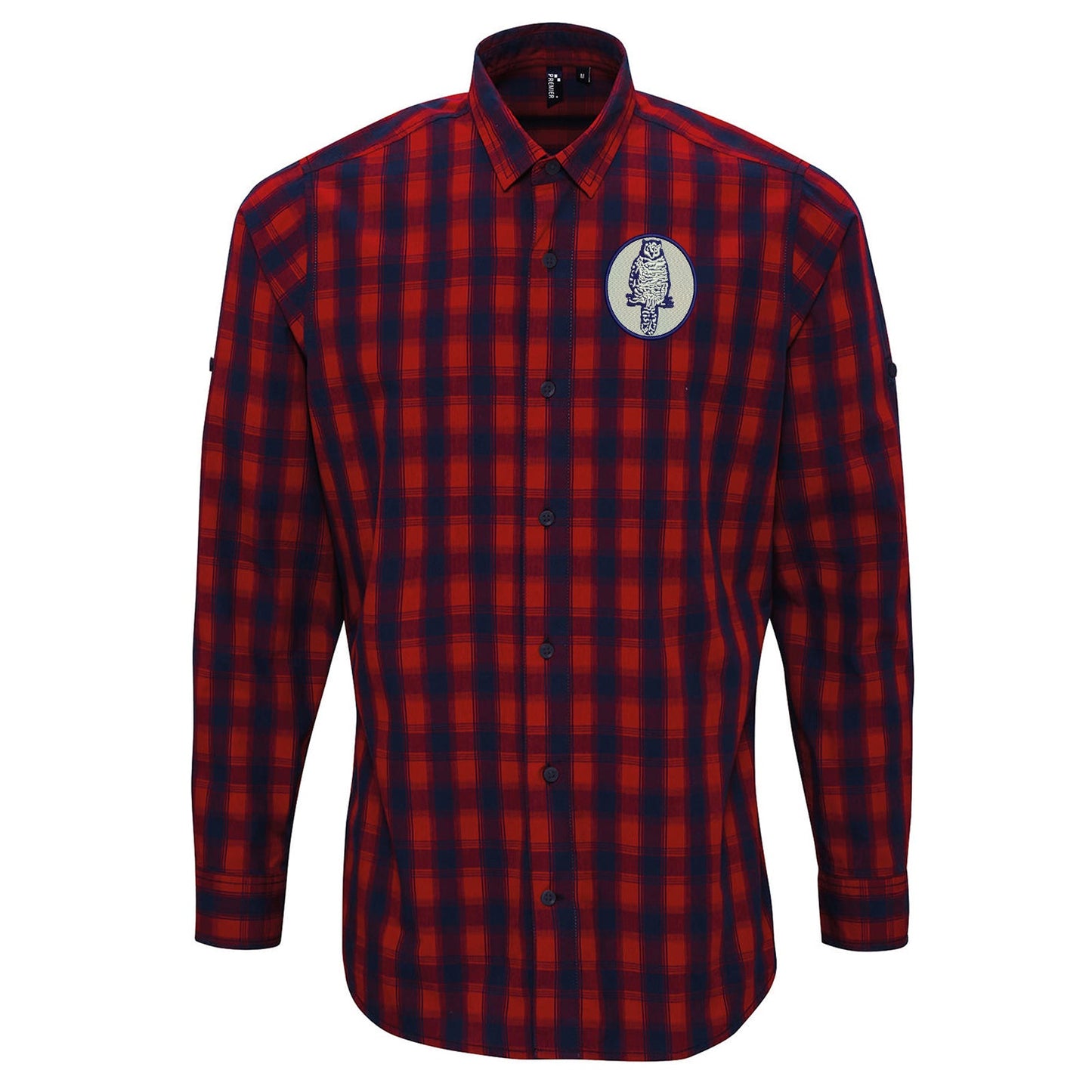 Retro Leeds 1964 Embroidered Long Sleeve Mulligan Check Shirt