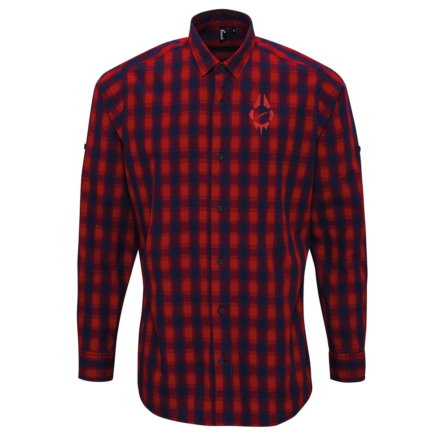 Radio Birdman Embroidered Long Sleeve Mulligan Check Shirt