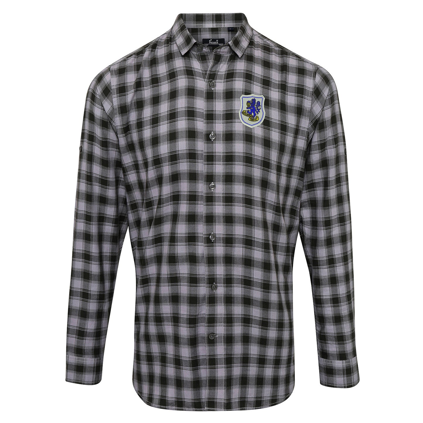 Macclesfield Town Football Check Shirt
