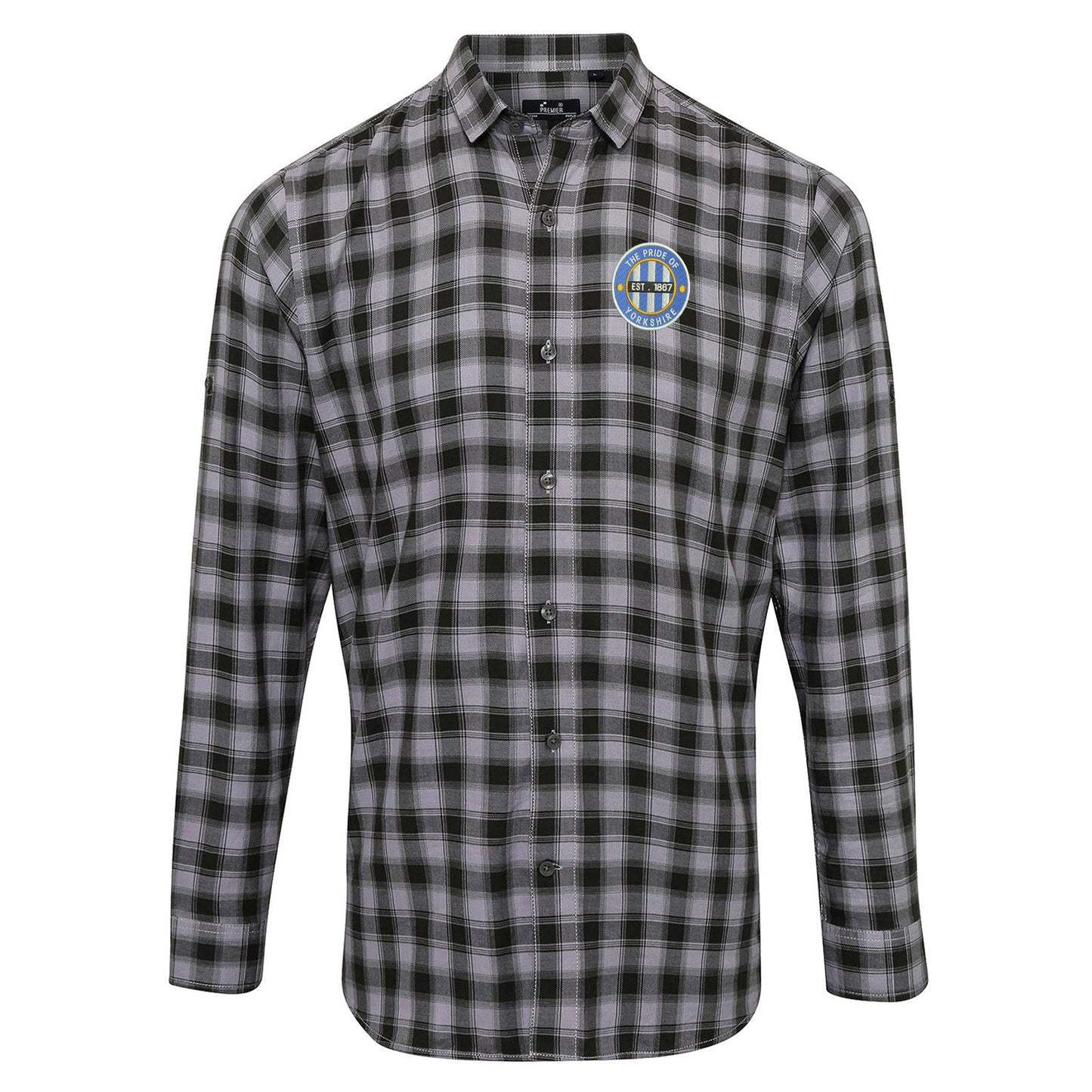 The Pride of Yorkshire 1867 Embroidered Long Sleeve Mulligan Check Shirt