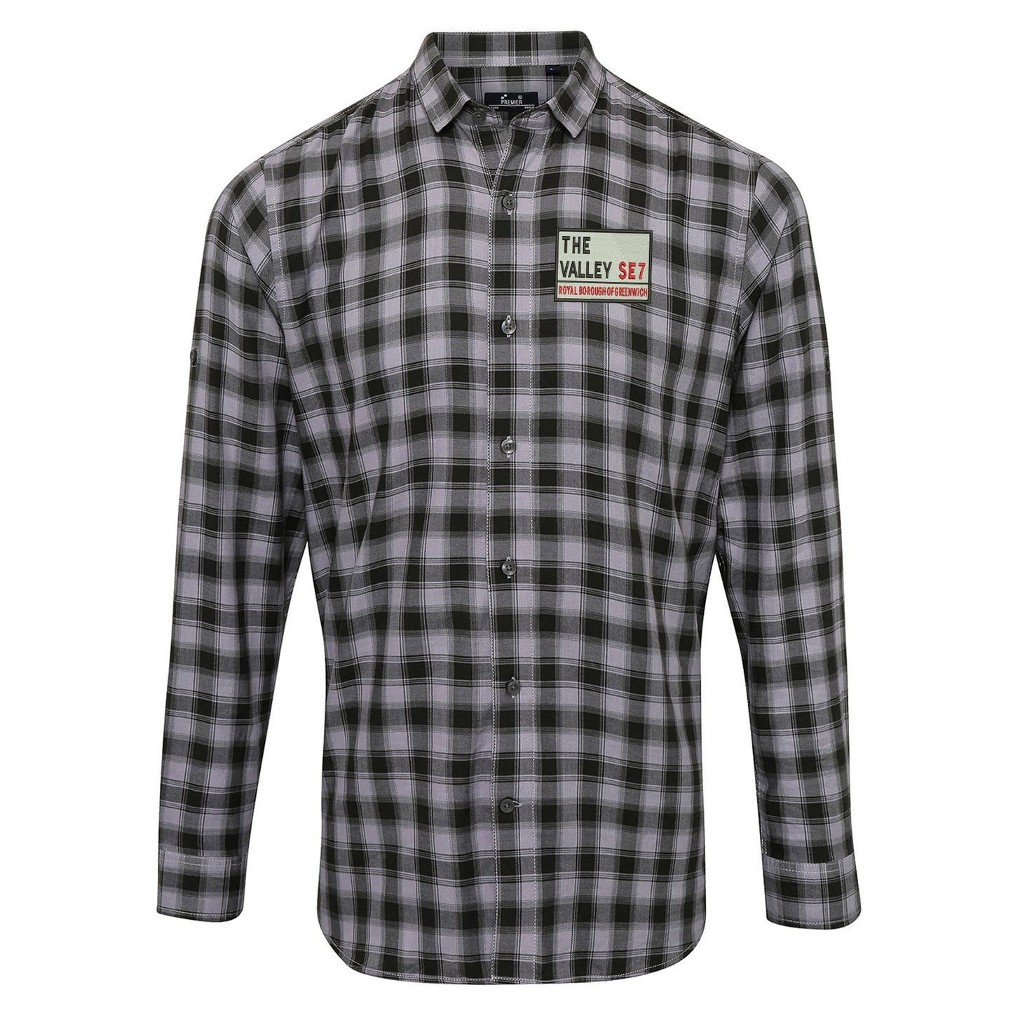 The Valley SE7 Embroidered Long Sleeve Mulligan Check Shirt