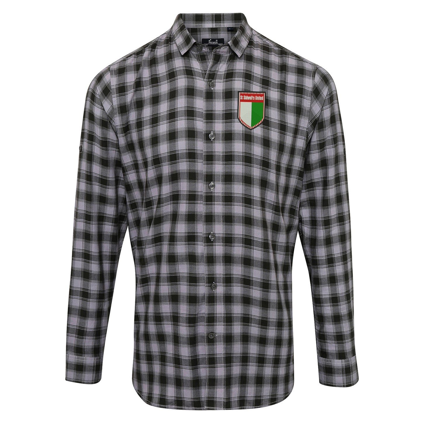 Retro St Sidwells United Long Sleeve Mulligan Check Shirt