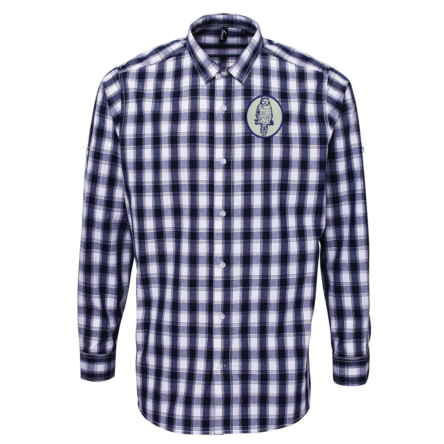 Retro Leeds 1964 Embroidered Long Sleeve Mulligan Check Shirt