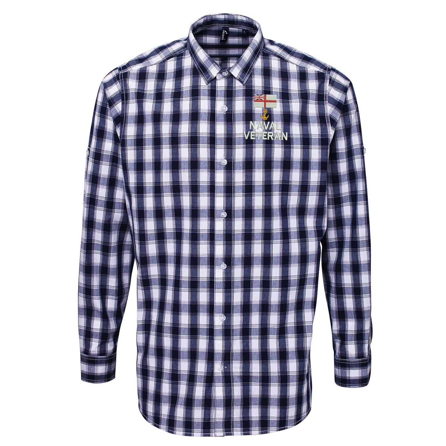 White Ensign Naval Anchor Veteran Shirt