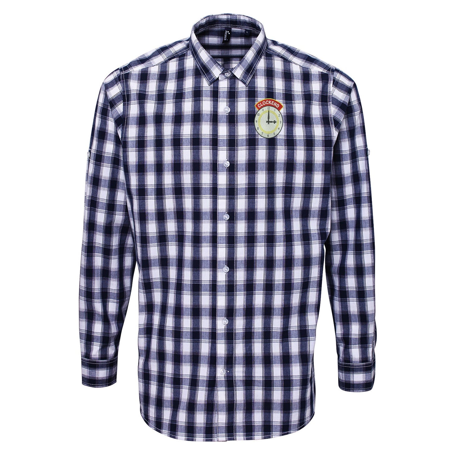 Clockend Embroidered Long Sleeve Mulligan Check Shirt