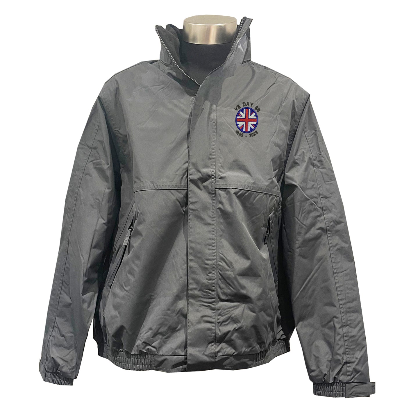 VE Day 80 1945-2025 Embroidered Premium Outdoor Jacket