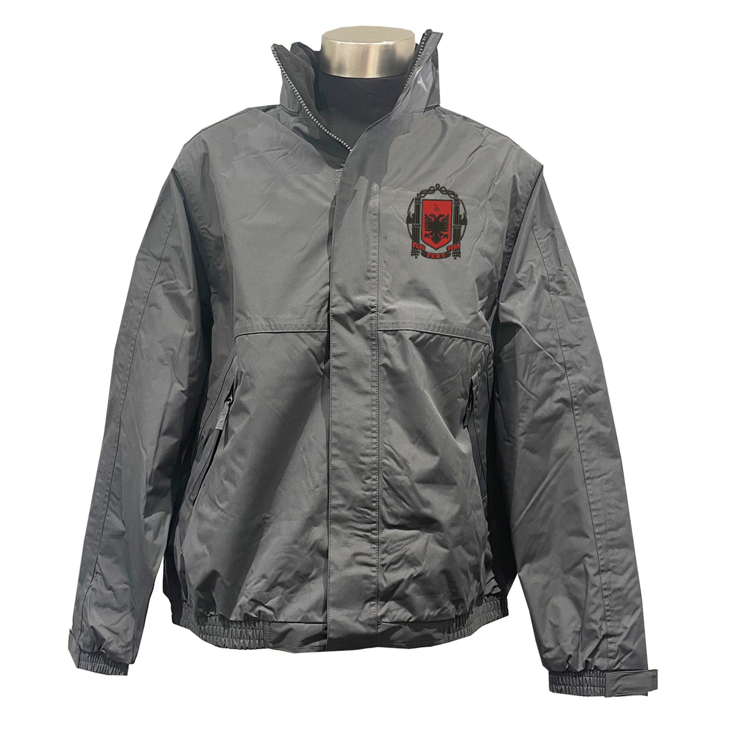 Retro Albania 1935 Embroidered Premium Outdoor Jacket