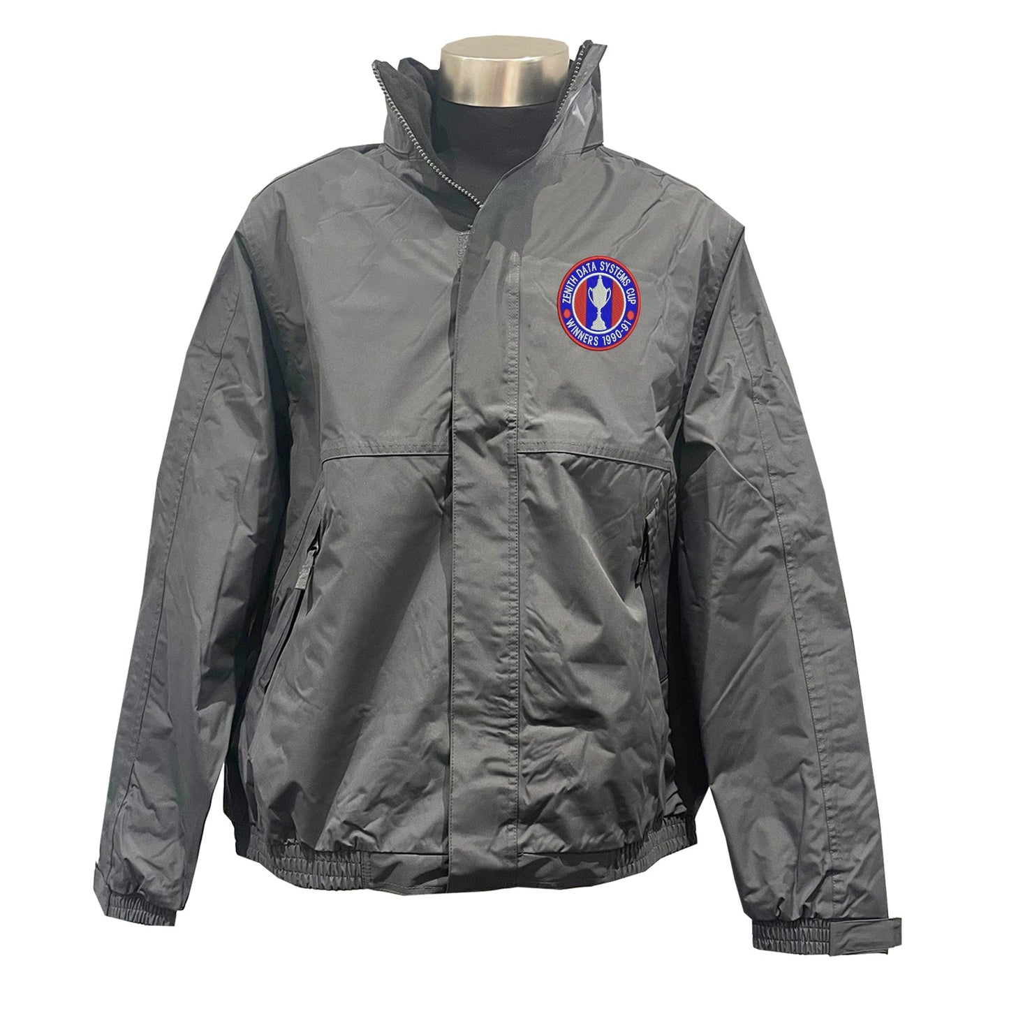 Retro Crystal Palace Zenith Data Systems Cup Winners 1991 Embroidered Premium Outdoor Jacket