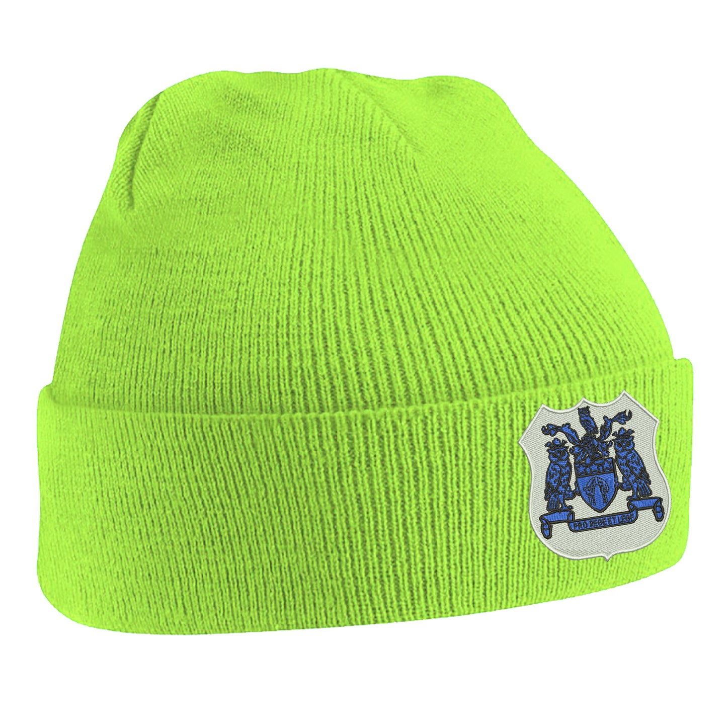 Retro Leeds 1950s Embroidered Beanie Hat