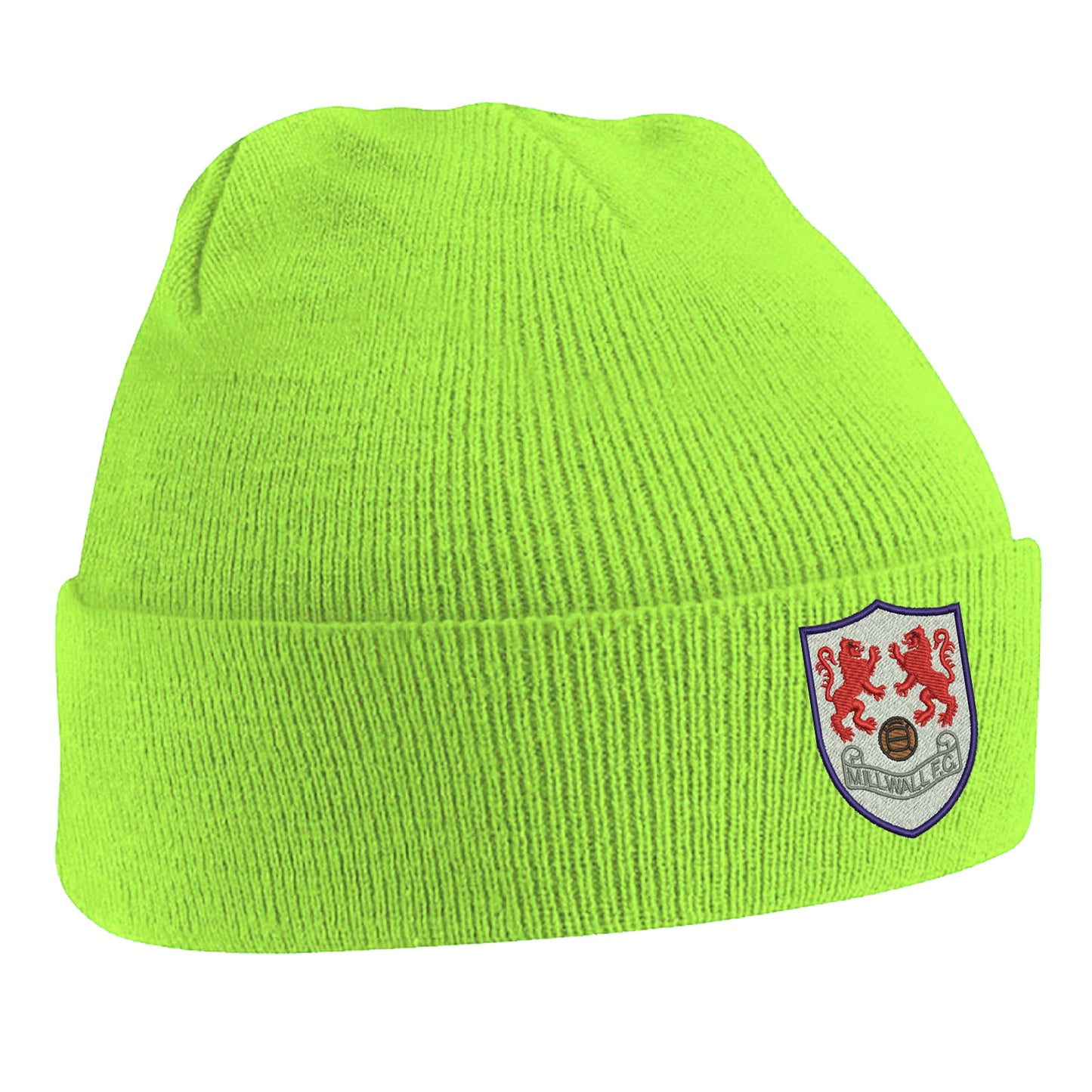 Retro Millwall 1956 Embroidered Beanie Hat