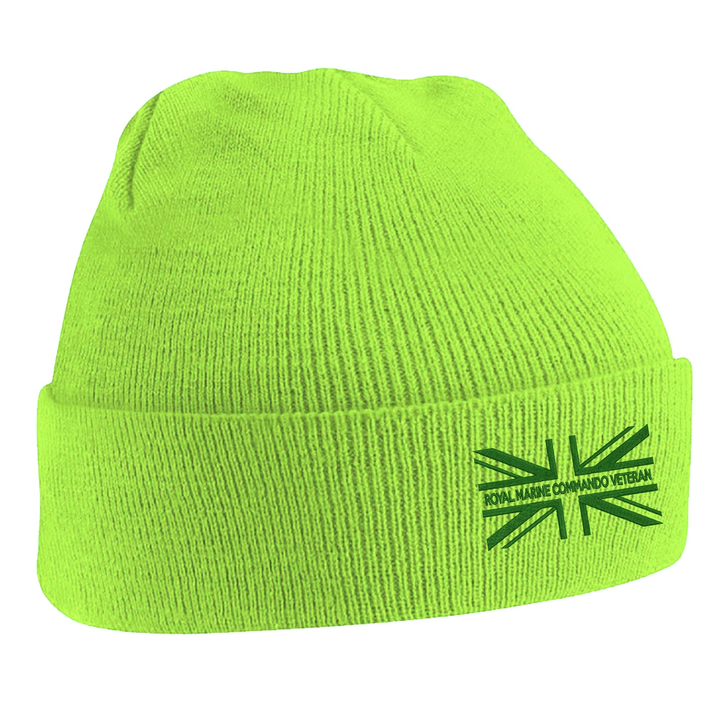 Royal Marine Commando Veteran Union Jack Beanie Hat