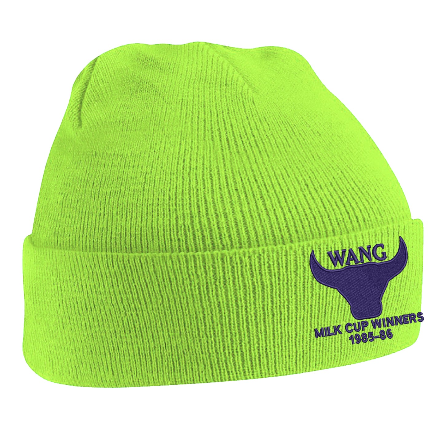 Retro Oxford Milk Cup Winners 1985-86 Embroidered Beanie Hat