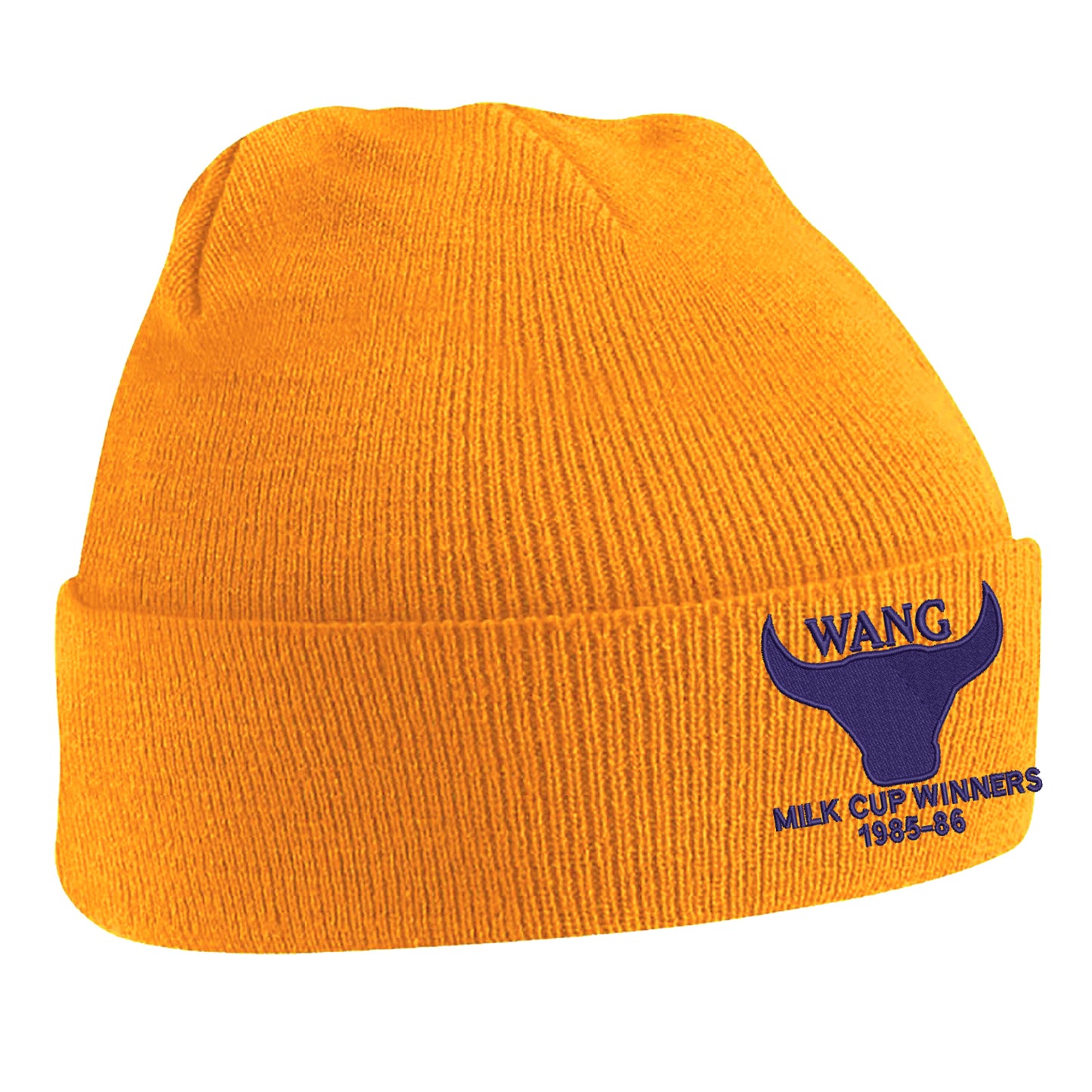 Retro Oxford Milk Cup Winners 1985-86 Embroidered Beanie Hat