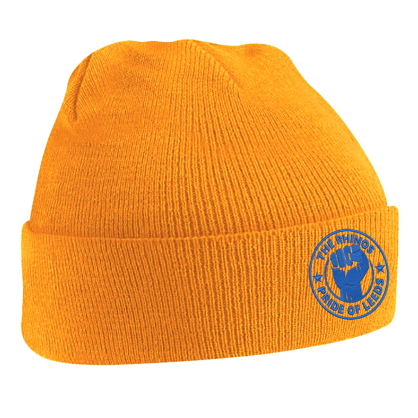 The Rhinos Pride of Leeds Embroidered Beanie Hat