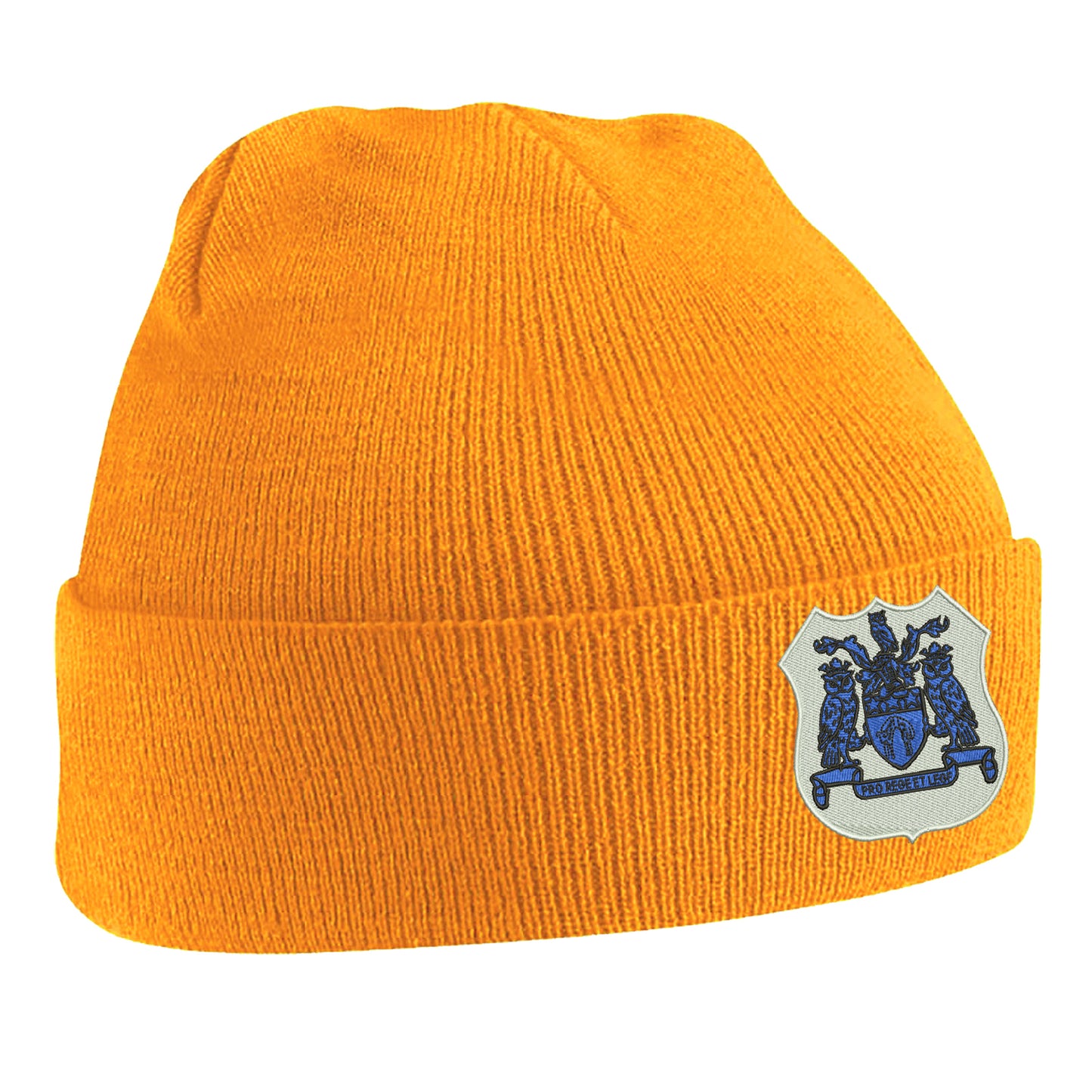 Retro Leeds 1950s Embroidered Beanie Hat